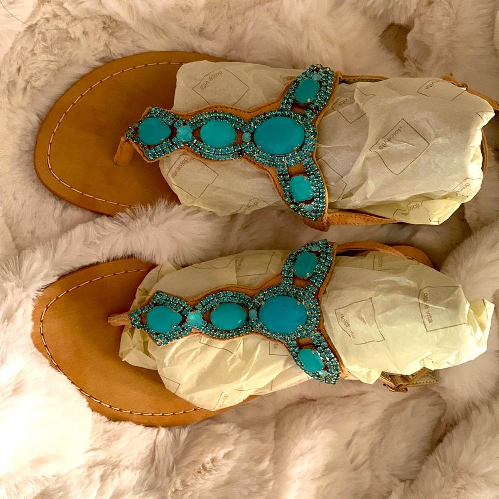 Embellished sandals